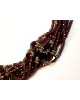 Beaded Necklace with Rubies
